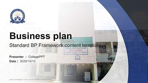Andhra Kesari University Competition/Entrepreneurship Contest PPT Template