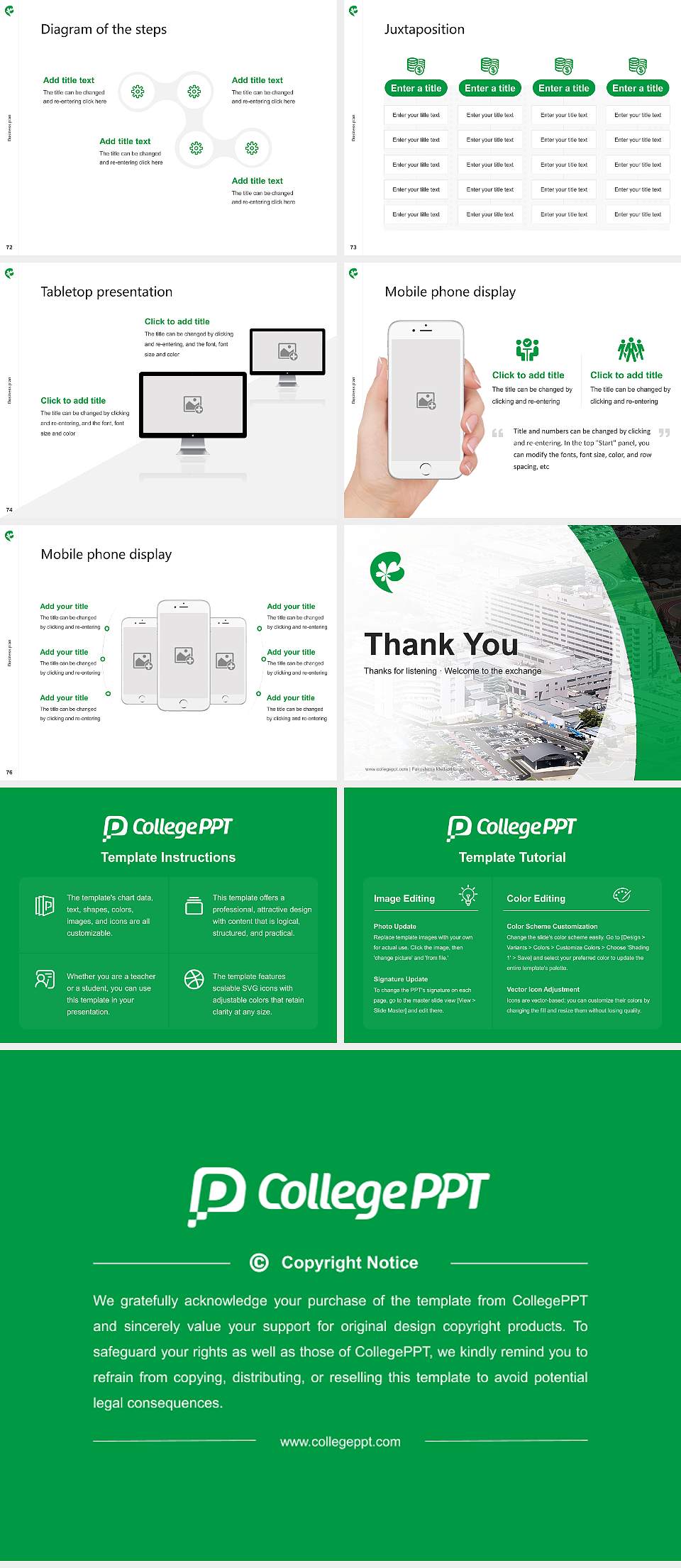 Fukushima Medical University Competition/Entrepreneurship Contest PPT Template4:3 ratio PPT effect preview image9