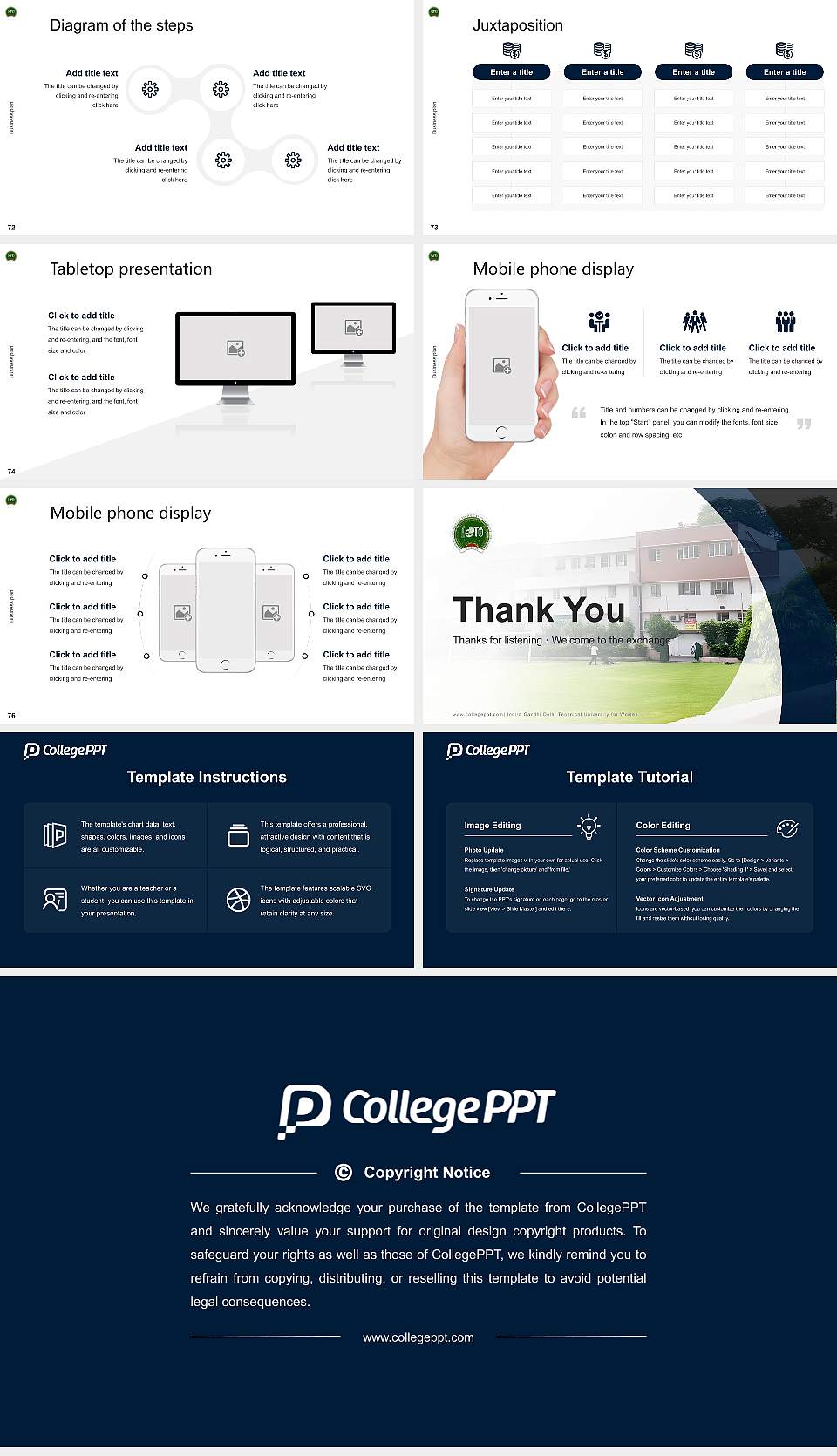 Indira Gandhi Delhi Technical University for Women Competition/Entrepreneurship Contest PPT Template16:9 ratio PPT effect preview image9