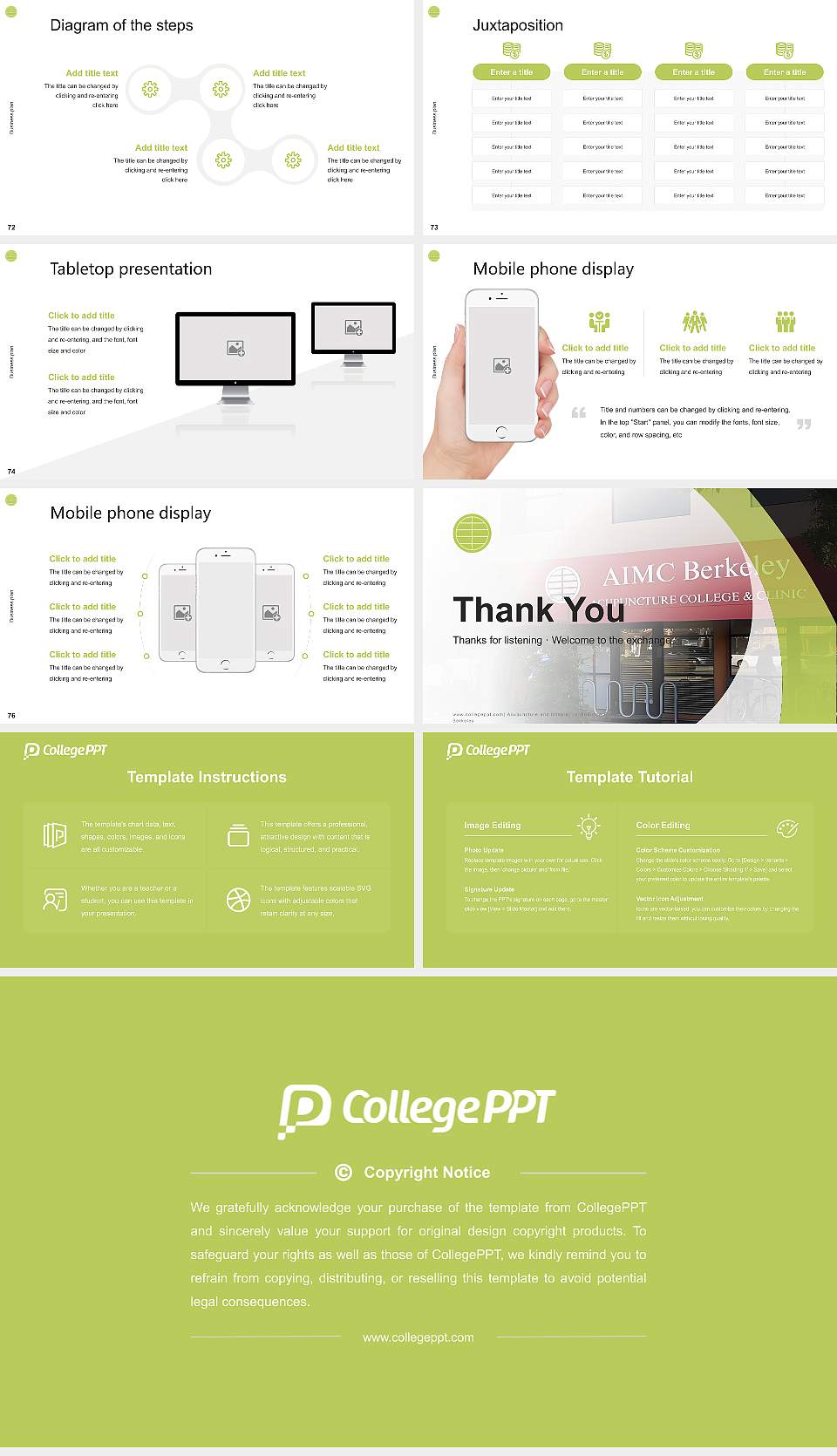 Acupuncture and Integrative Medicine College-Berkeley Competition/Entrepreneurship Contest PPT Template16:9 ratio PPT effect preview image9