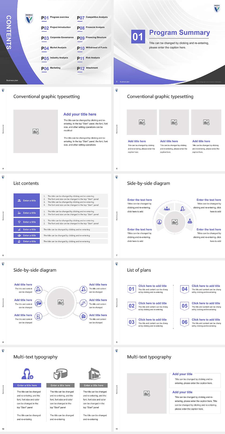 Hanazono University Competition/Entrepreneurship Contest PPT Template4:3 ratio PPT effect preview image2
