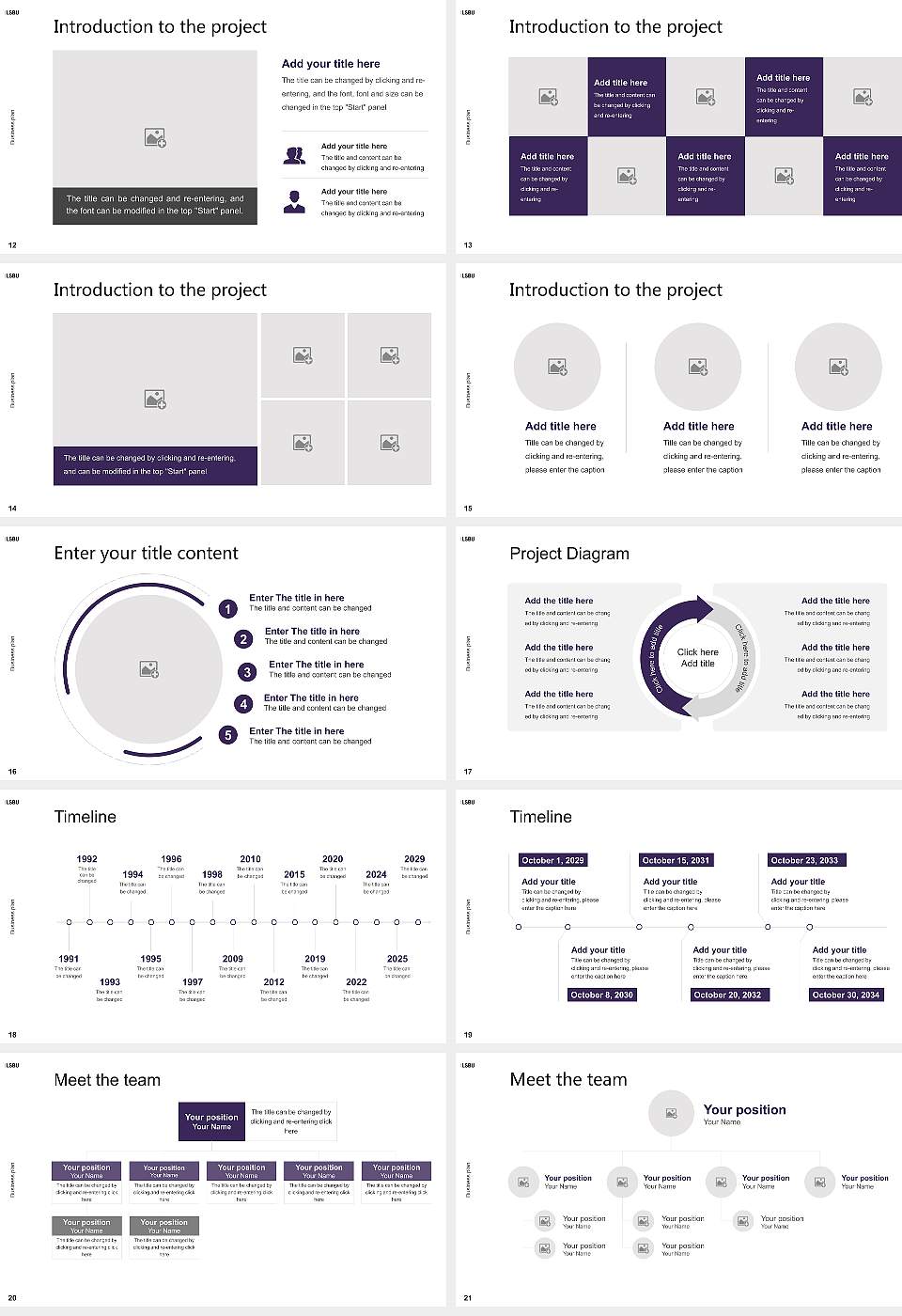 London South Bank University Competition/Entrepreneurship Contest PPT Template16:9 ratio PPT effect preview image3