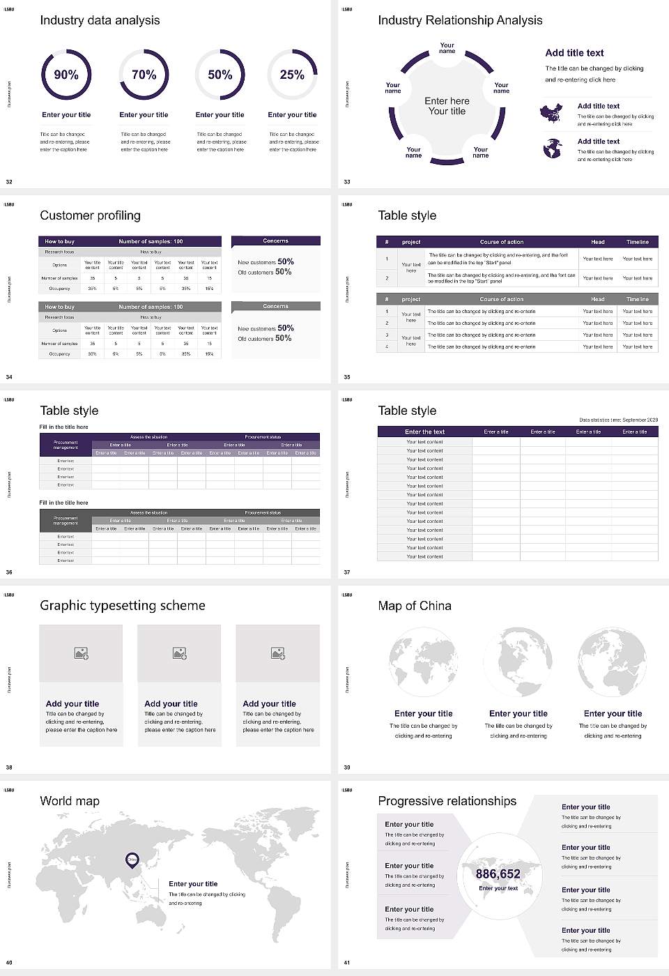London South Bank University Competition/Entrepreneurship Contest PPT Template16:9 ratio PPT effect preview image5