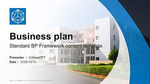 Anant National University Competition/Entrepreneurship Contest PPT Template