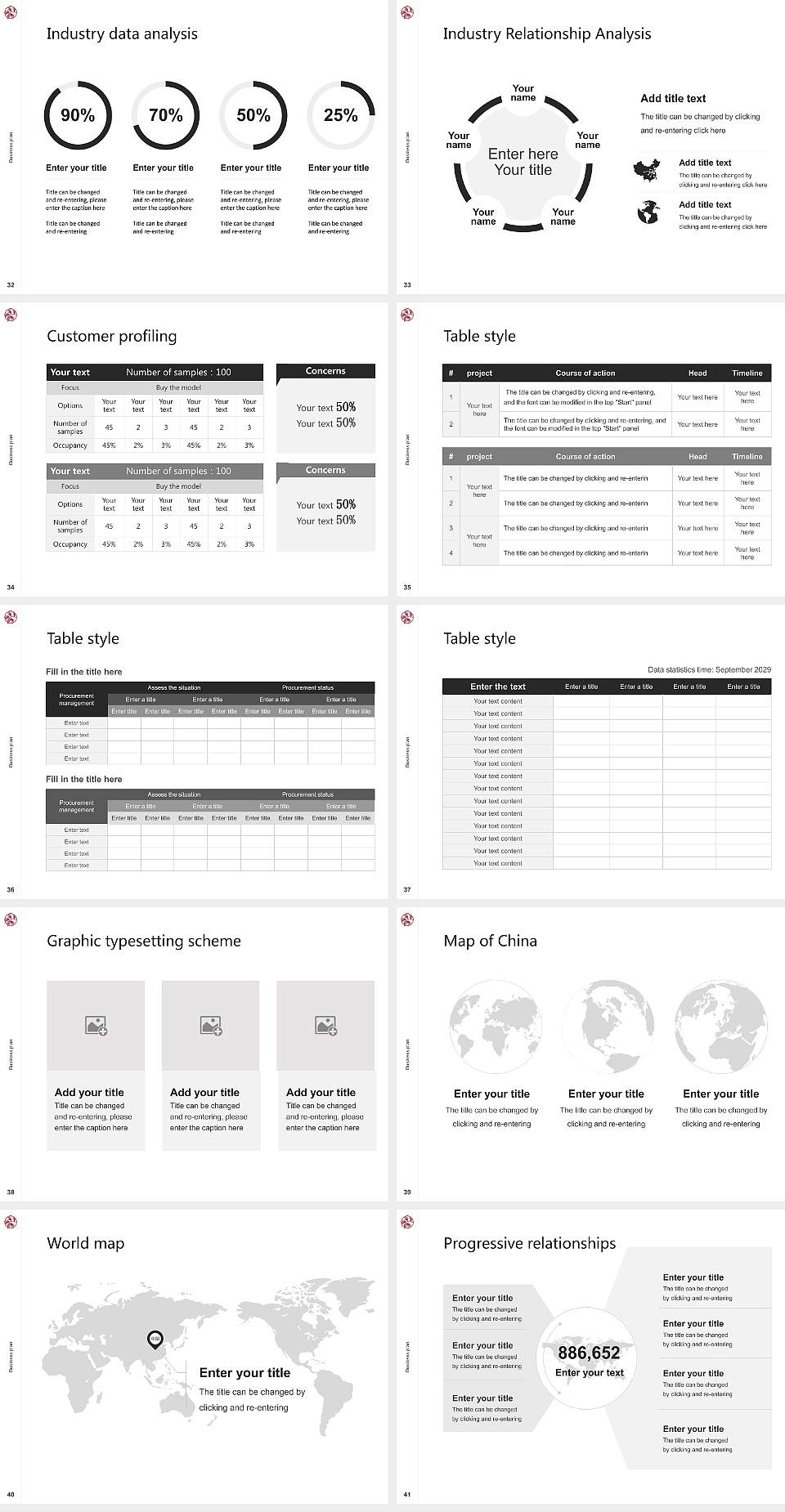 Alma College Competition/Entrepreneurship Contest PPT Template4:3 ratio PPT effect preview image5