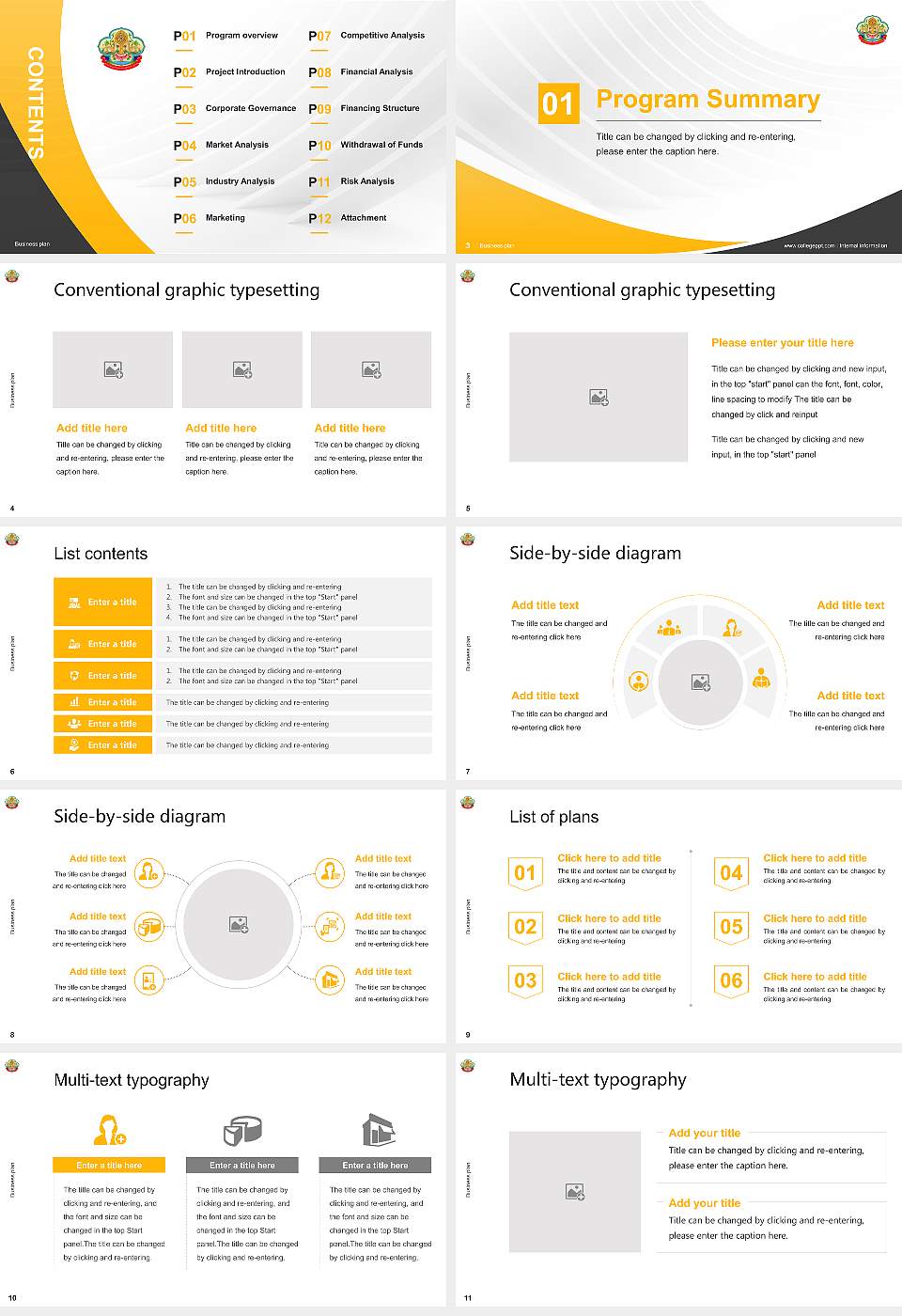 Central Institute of Buddhist Studies Competition/Entrepreneurship Contest PPT Template16:9 ratio PPT effect preview image2
