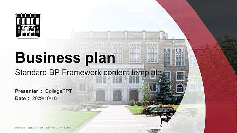 Albany Law School Competition/Entrepreneurship Contest PPT Template