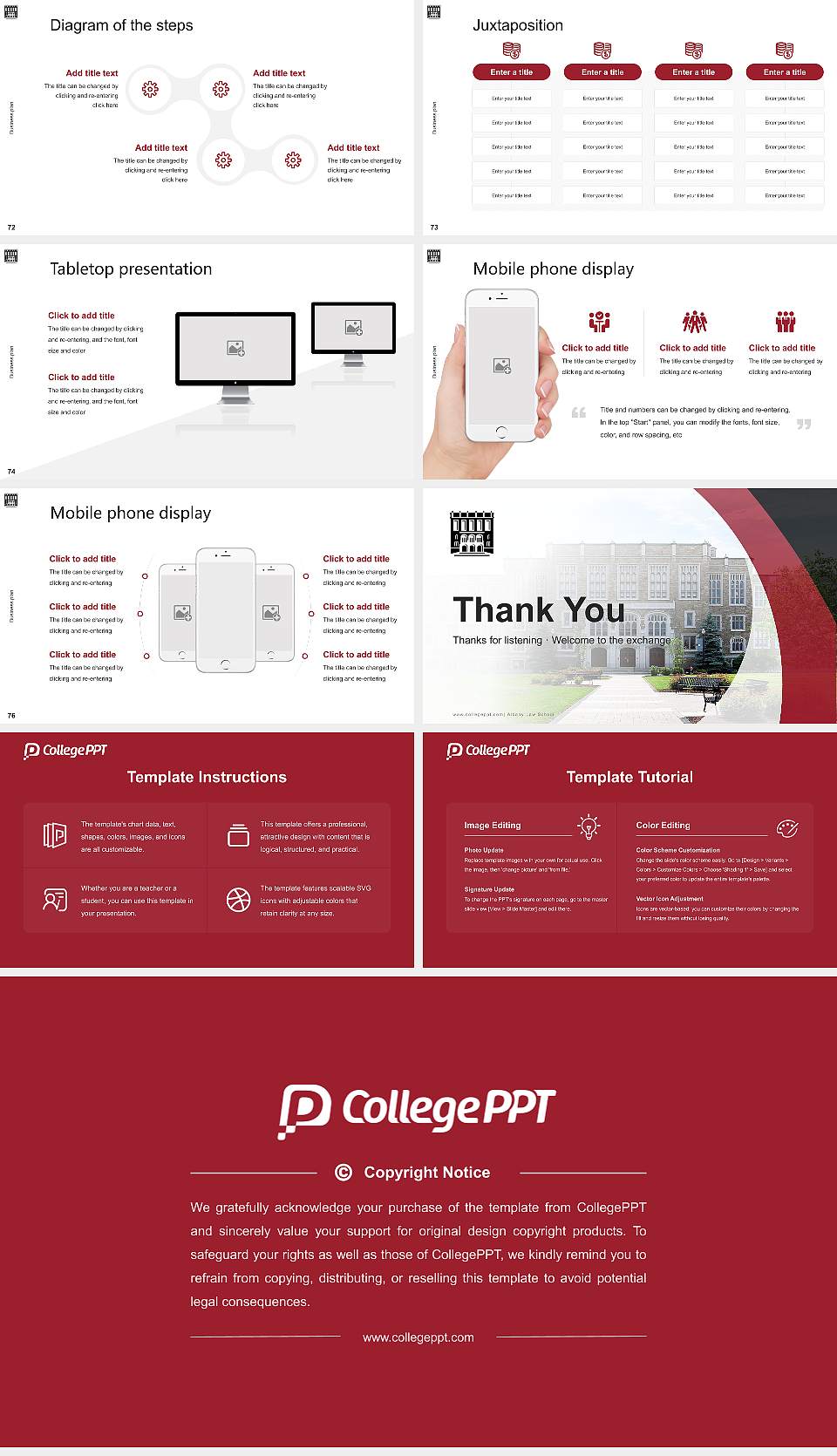 Albany Law School Competition/Entrepreneurship Contest PPT Template16:9 ratio PPT effect preview image9