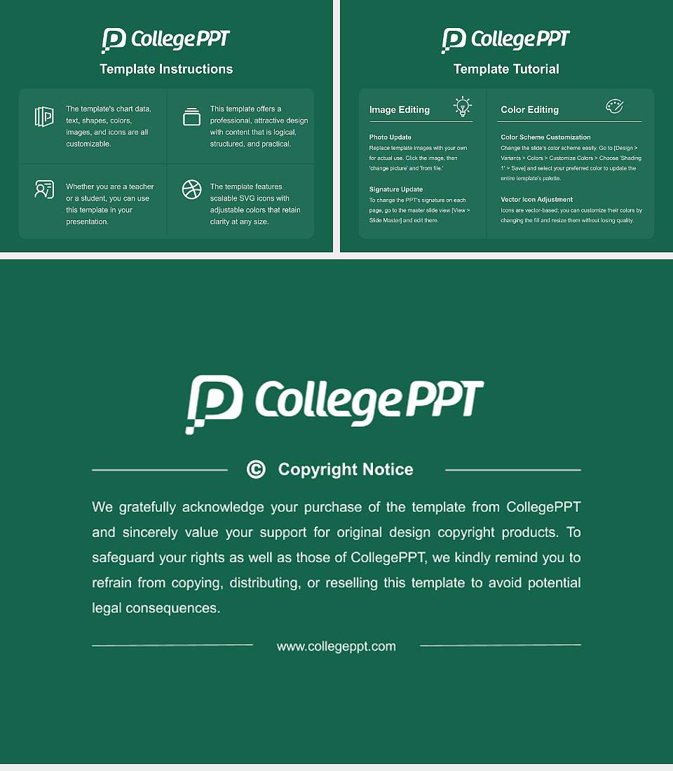 Central Methodist University Course/Courseware Creation PPT Template4:3 ratio PPT effect preview image5