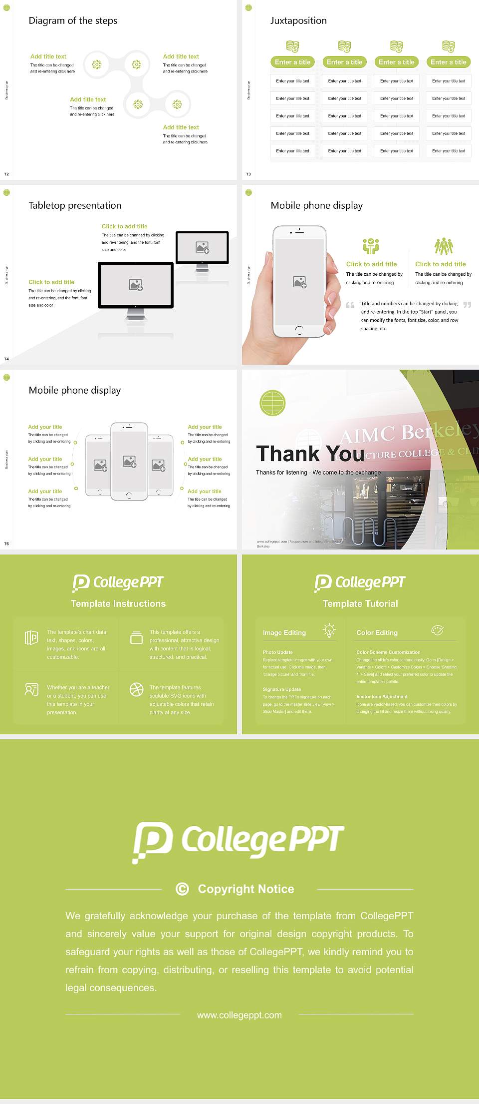 Acupuncture and Integrative Medicine College-Berkeley Competition/Entrepreneurship Contest PPT Template4:3 ratio PPT effect preview image9