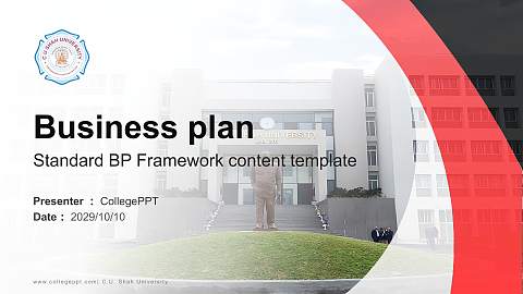 C.U. Shah University Competition/Entrepreneurship Contest PPT Template