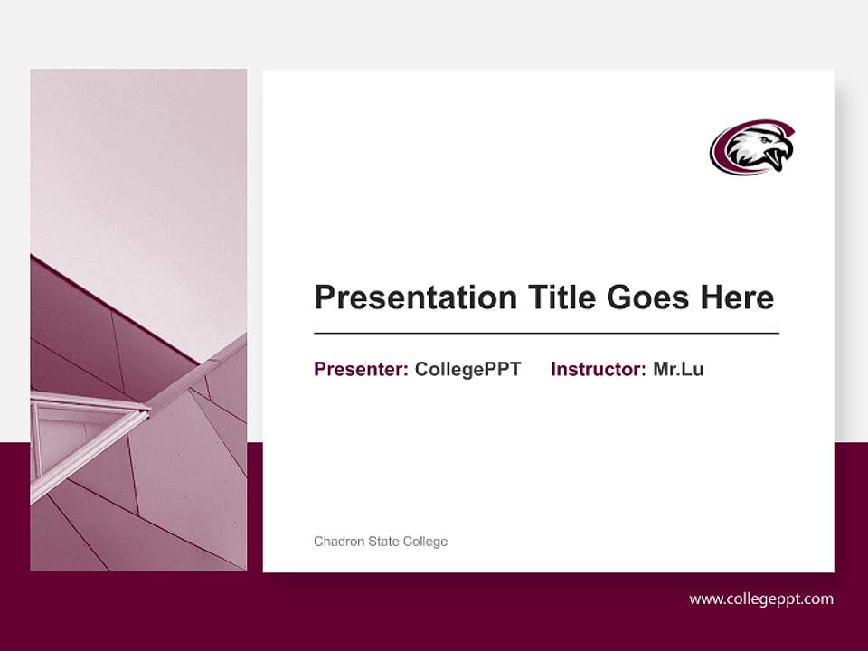 Chadron State College General Purpose PPT Template4:3 ratio PPT effect preview image6