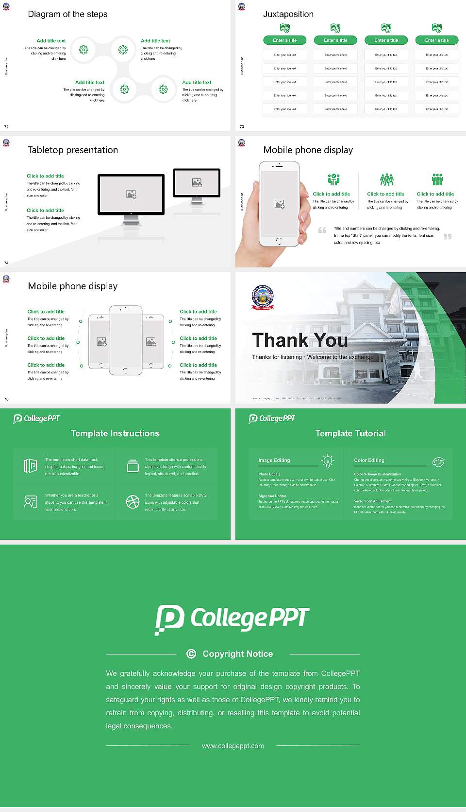 Himachal Pradesh National Law University Competition/Entrepreneurship Contest PPT Template16:9 ratio PPT effect preview image9
