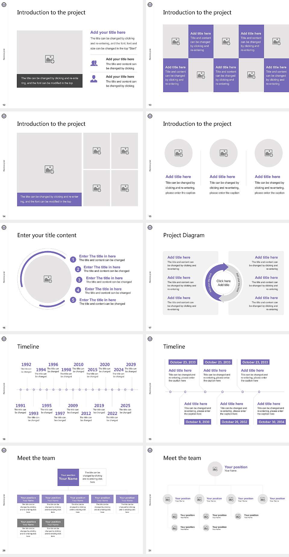 Hanshin University Competition/Entrepreneurship Contest PPT Template4:3 ratio PPT effect preview image3