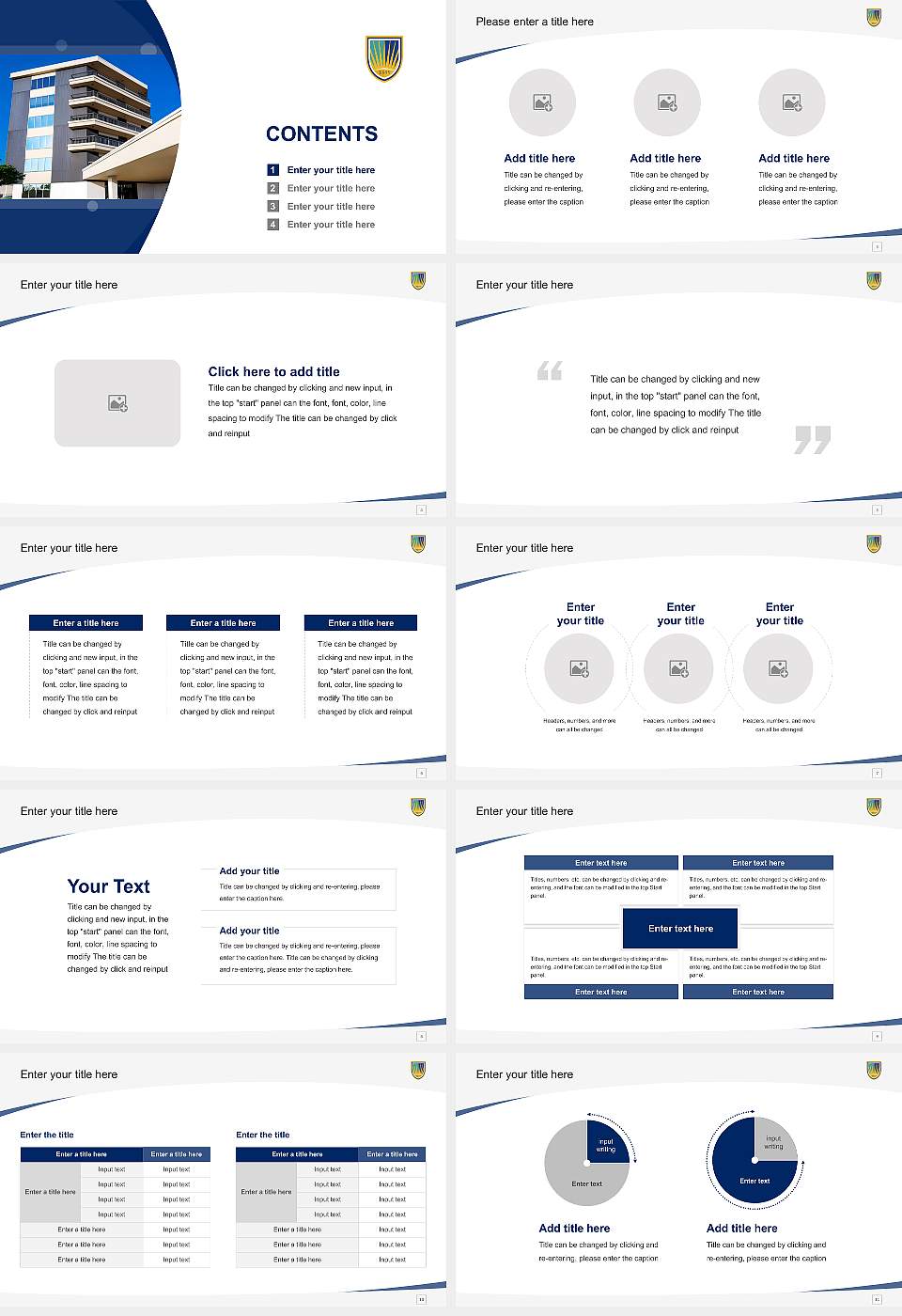 Chamberlain University – New Orleans Course/Courseware Creation PPT Template16:9 ratio PPT effect preview image2