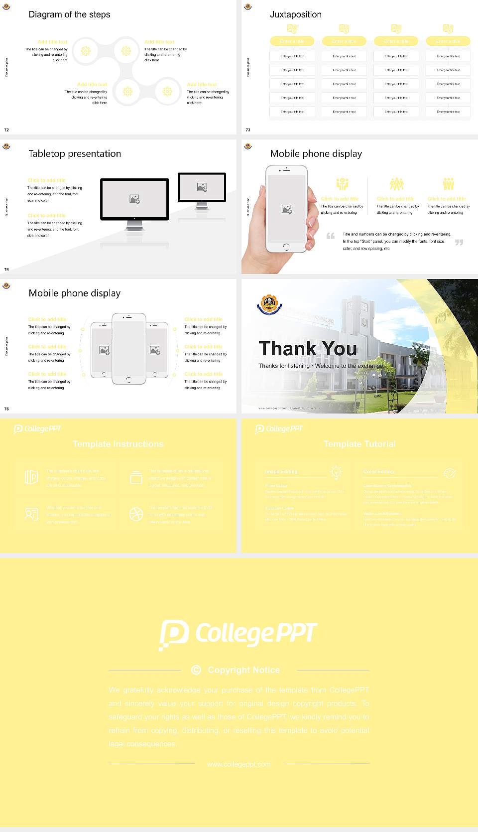 Bharathiar University Competition/Entrepreneurship Contest PPT Template16:9 ratio PPT effect preview image9
