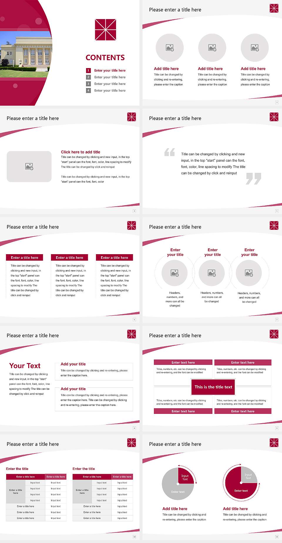 Chapman University Course/Courseware Creation PPT Template4:3 ratio PPT effect preview image2