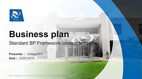 Charotar University of Science & Technology Competition/Entrepreneurship Contest PPT Template