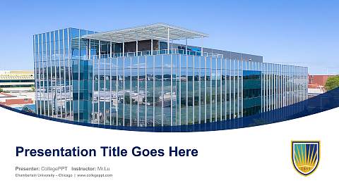 Chamberlain University – Chicago Course/Courseware Creation PPT Template