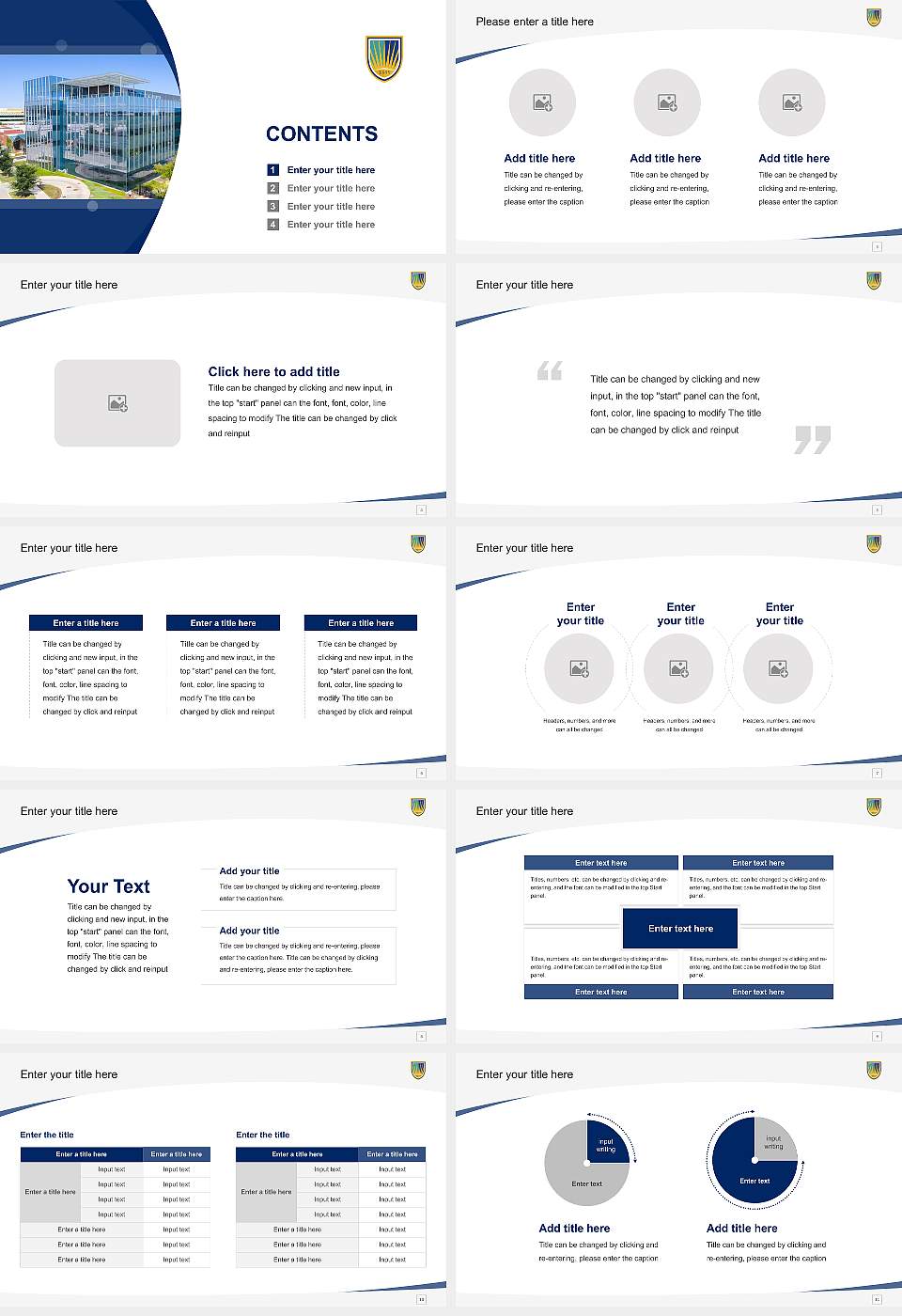 Chamberlain University – Chicago Course/Courseware Creation PPT Template16:9 ratio PPT effect preview image2