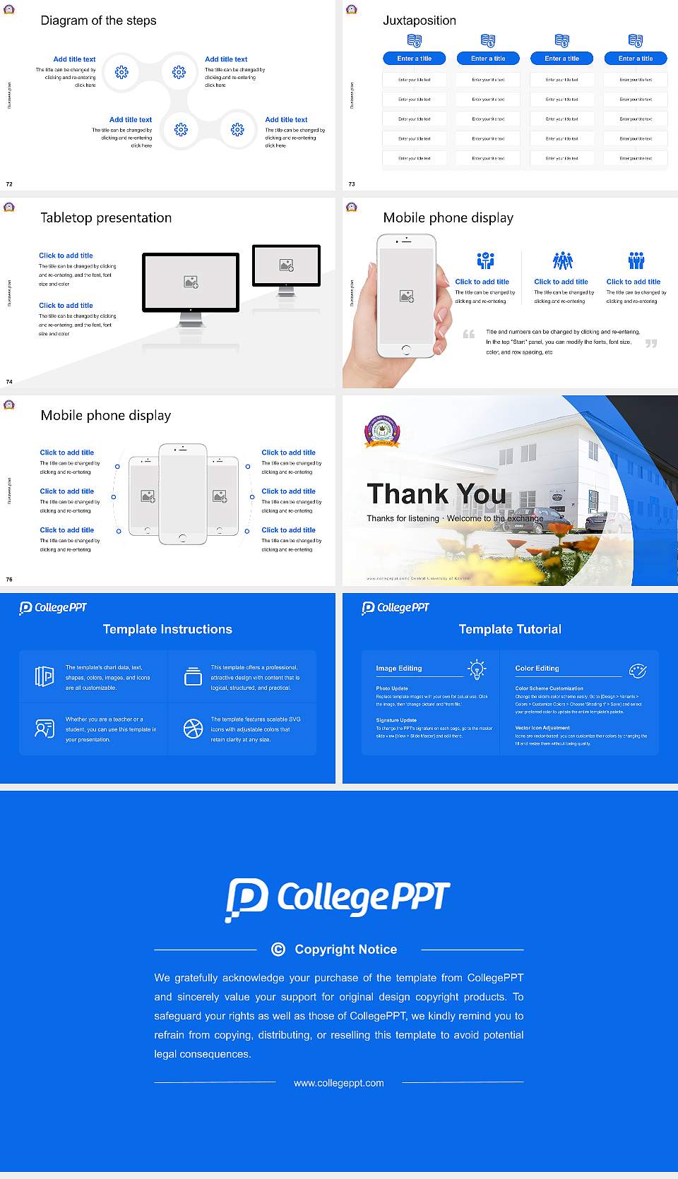 Central University of Kashmir Competition/Entrepreneurship Contest PPT Template16:9 ratio PPT effect preview image9