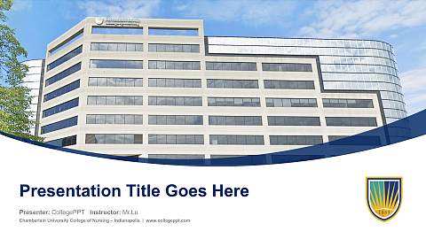 Chamberlain University College of Nursing – Indianapolis Course/Courseware Creation PPT Template