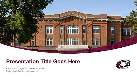Chadron State College Course/Courseware Creation PPT Template