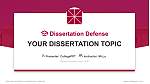 Chapman University Graduation Thesis Defense PPT Template