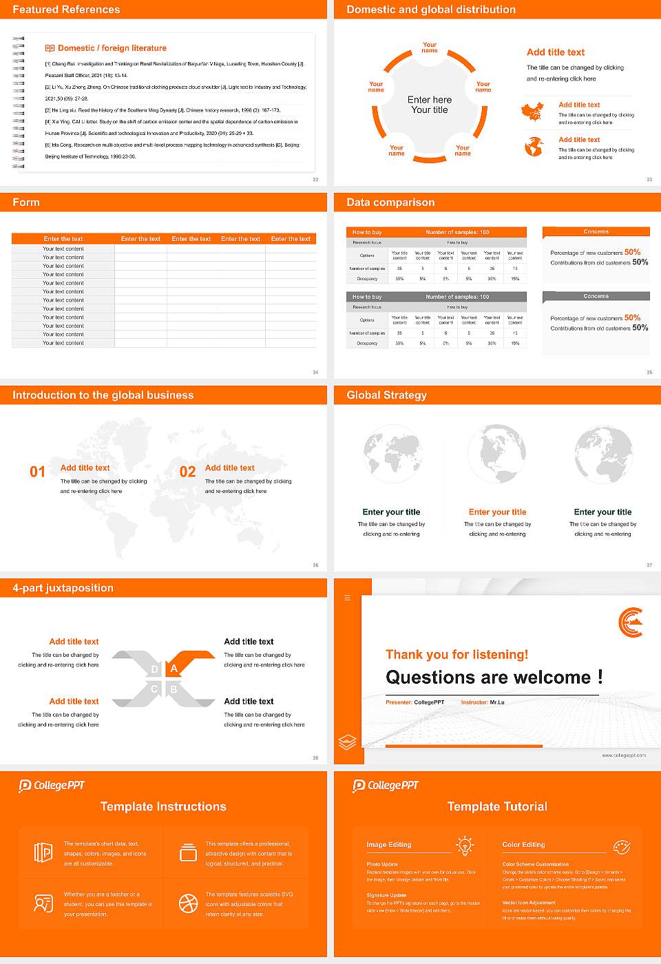 Cem College-Mayaguez Thesis Proposal/Graduation Defense PPT Template16:9 ratio PPT effect preview image4