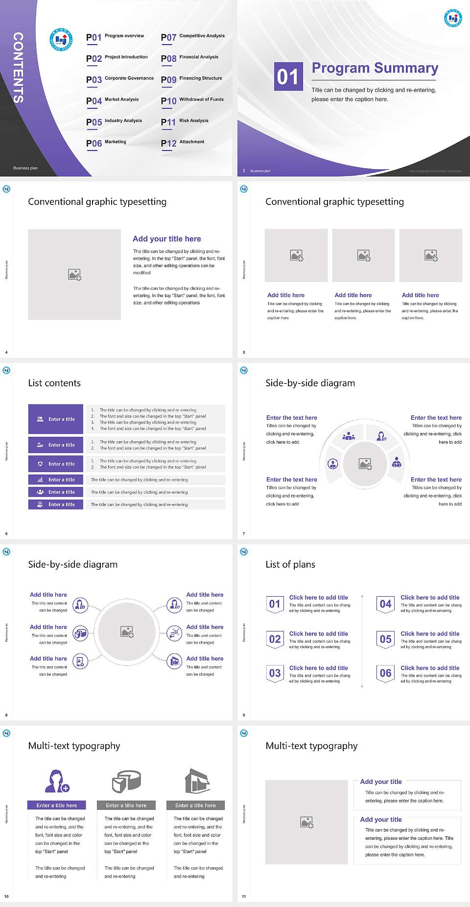 Hyejeon College Competition/Entrepreneurship Contest PPT Template4:3 ratio PPT effect preview image2