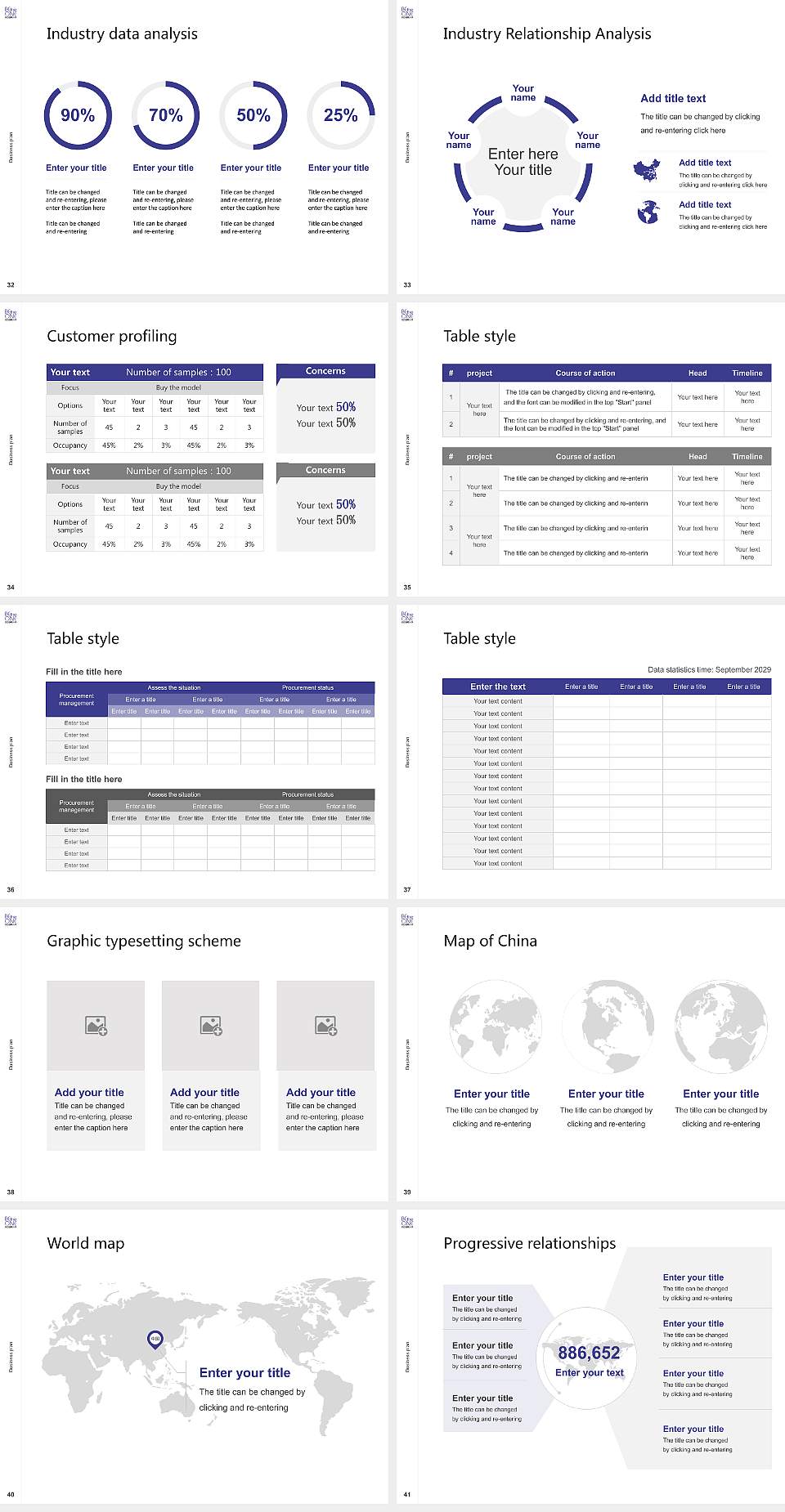 Hagoromo University of International Studies Competition/Entrepreneurship Contest PPT Template4:3 ratio PPT effect preview image5