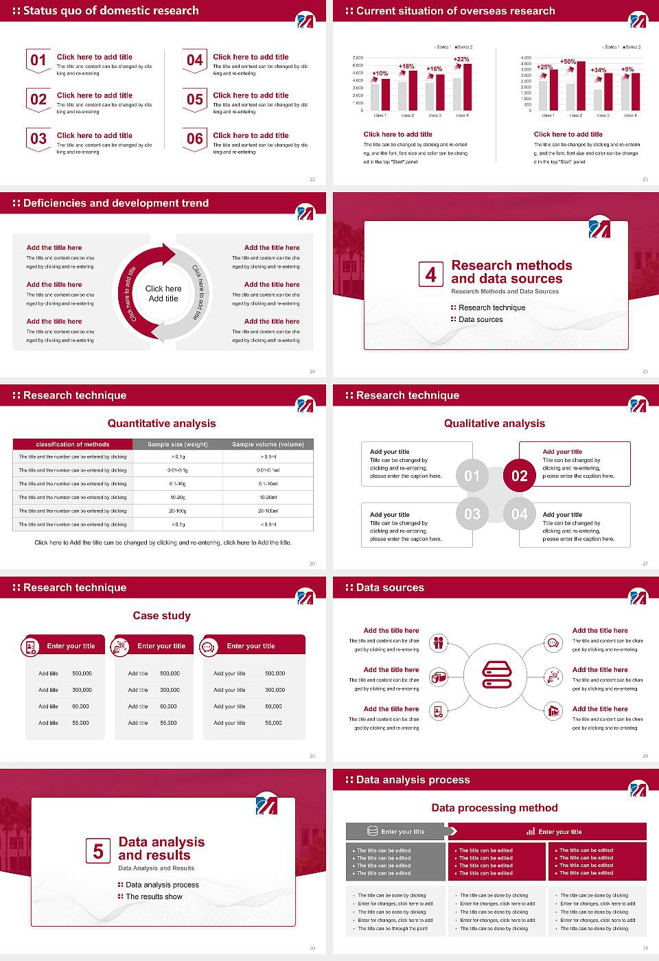 University of Massachusetts Global Graduation Thesis Defense PPT Template16:9 ratio PPT effect preview image4
