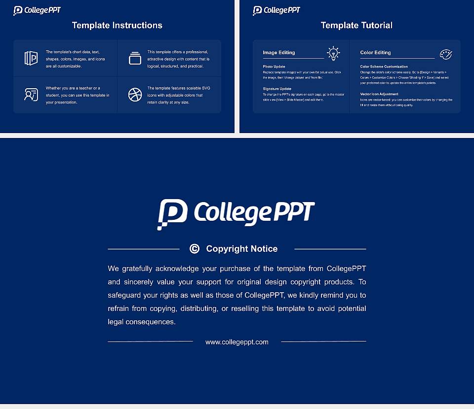 Chamberlain University – North Brunswick Course/Courseware Creation PPT Template16:9 ratio PPT effect preview image5