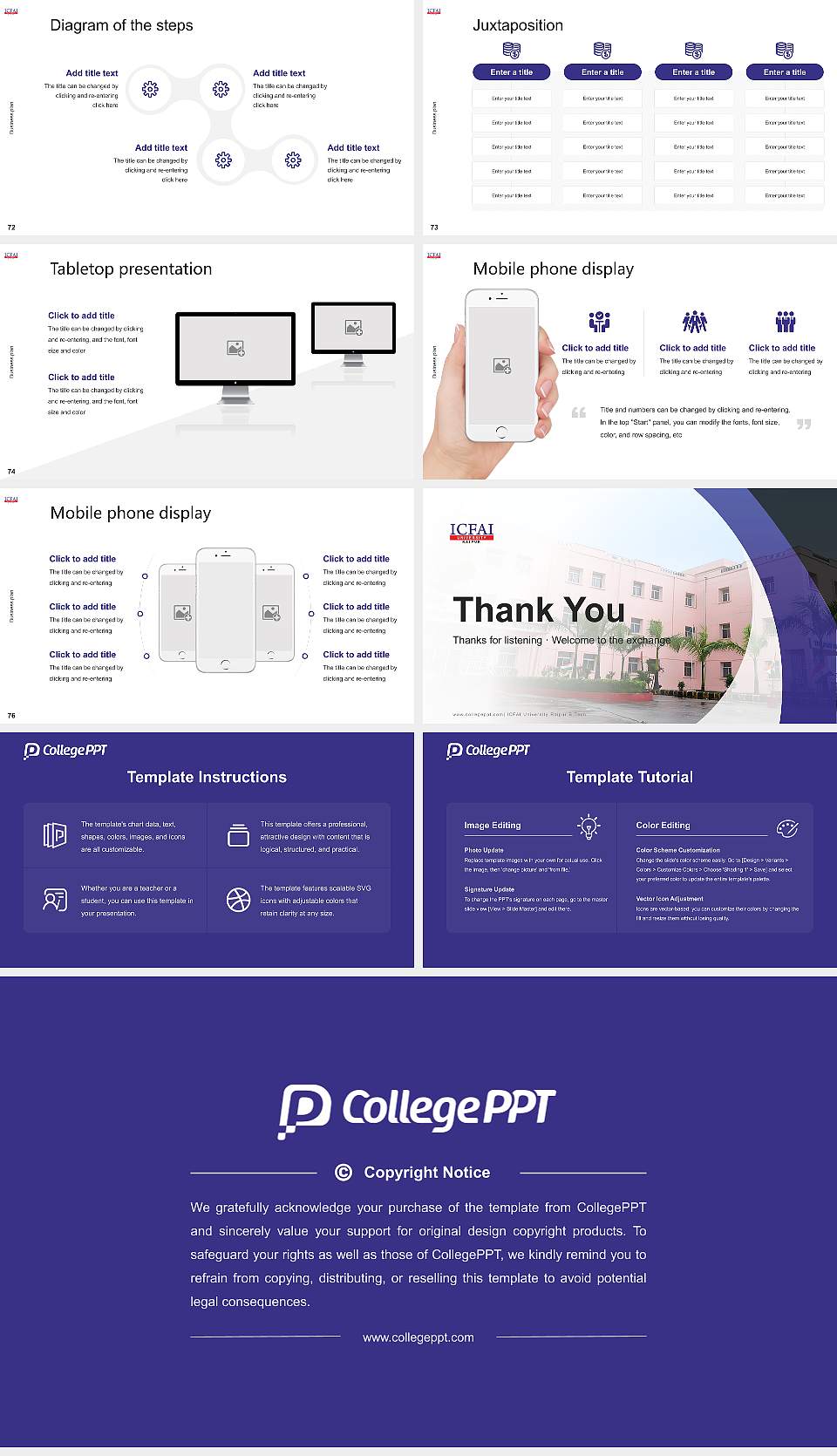 ICFAI University Raipur B.Tech Competition/Entrepreneurship Contest PPT Template16:9 ratio PPT effect preview image9