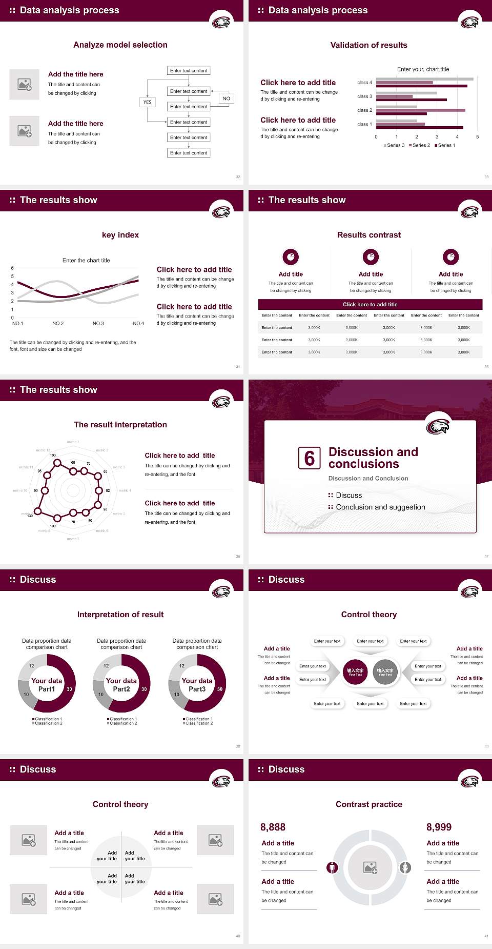 Chadron State College Graduation Thesis Defense PPT Template4:3 ratio PPT effect preview image5
