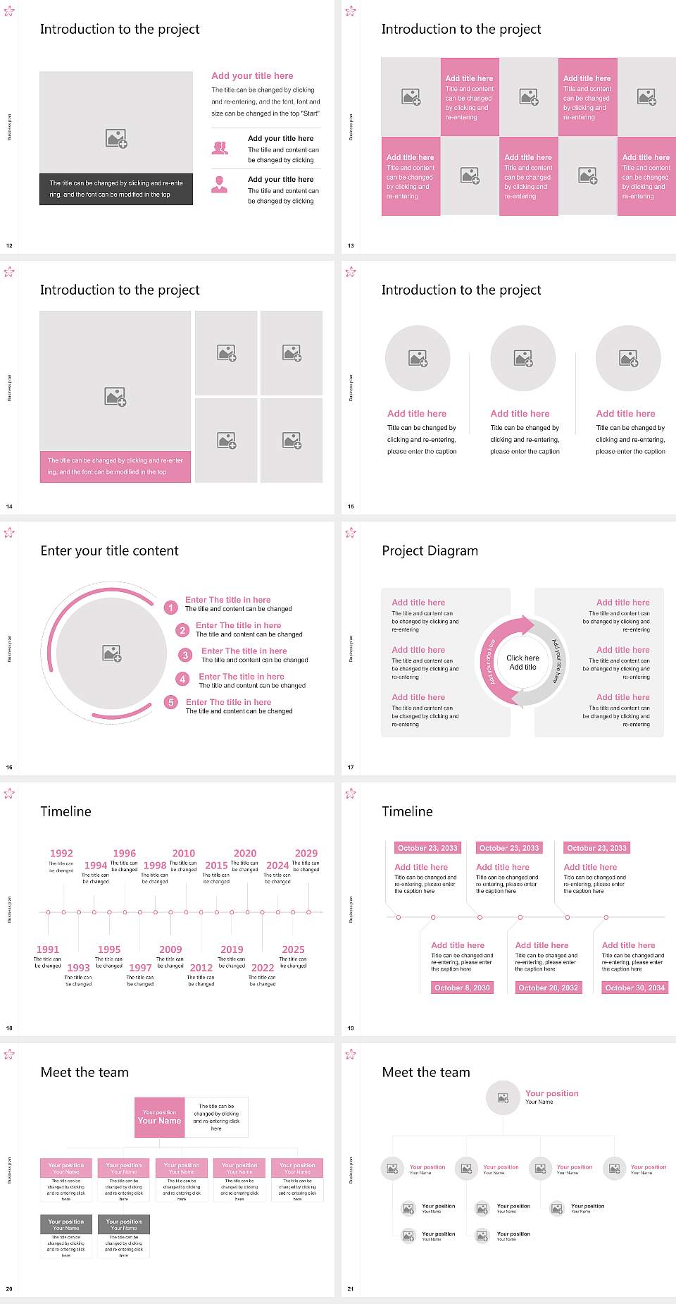 Fukuyama Heisei University Competition/Entrepreneurship Contest PPT Template4:3 ratio PPT effect preview image3