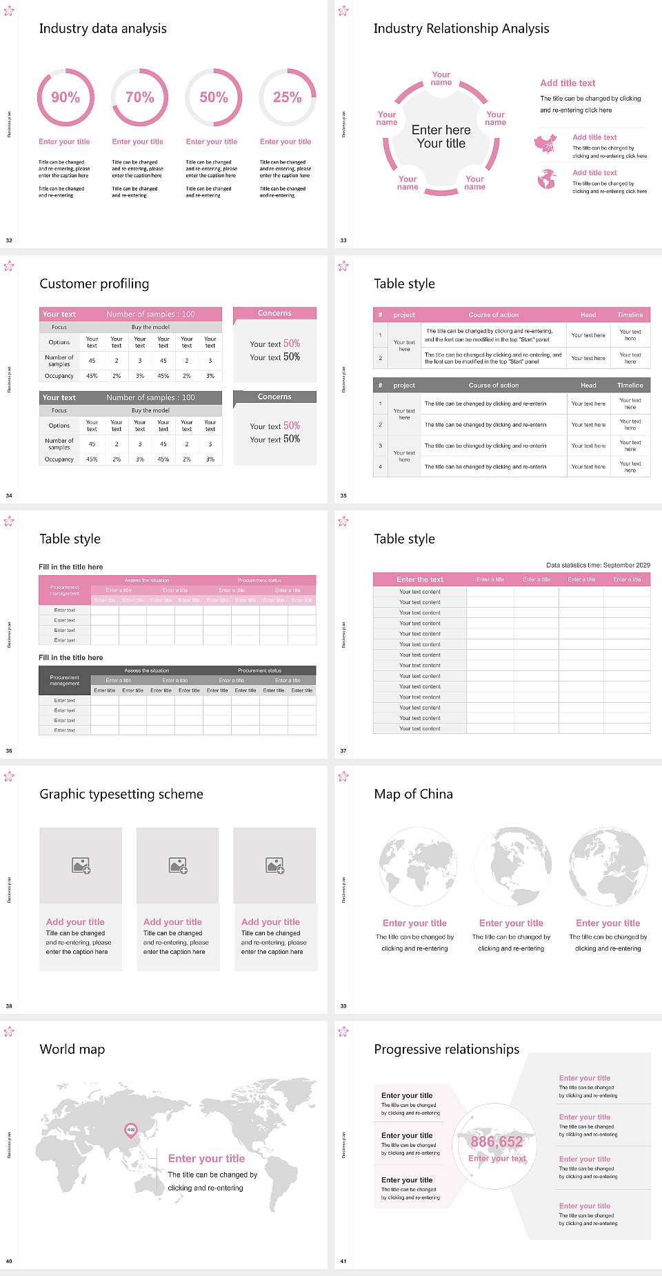 Fukuyama Heisei University Competition/Entrepreneurship Contest PPT Template4:3 ratio PPT effect preview image5