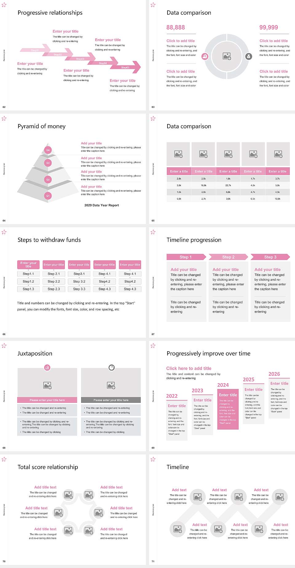 Fukuyama Heisei University Competition/Entrepreneurship Contest PPT Template4:3 ratio PPT effect preview image8