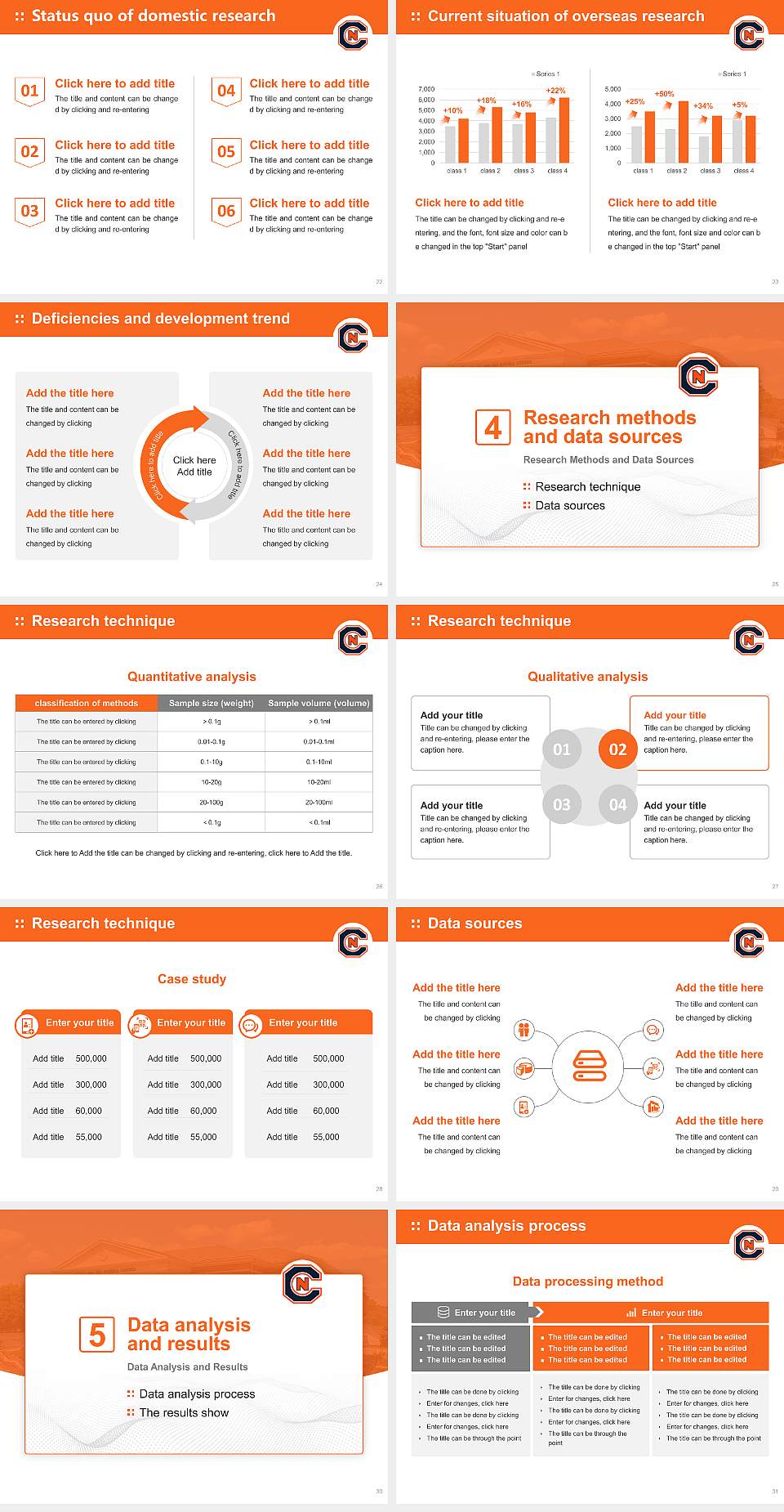 Carson-Newman University Graduation Thesis Defense PPT Template4:3 ratio PPT effect preview image4