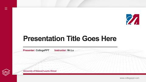University of Massachusetts Global Thesis Proposal/Graduation Defense PPT Template