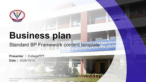 Guru Angad Dev Veterinary & Animal Sciences University Competition/Entrepreneurship Contest PPT Template