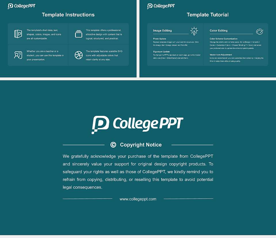 Centre College Academic Presentation/Research Findings Report PPT Template16:9 ratio PPT effect preview image5
