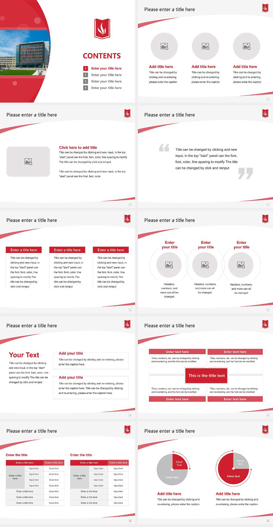 Carthage College Course/Courseware Creation PPT Template4:3 ratio PPT effect preview image2
