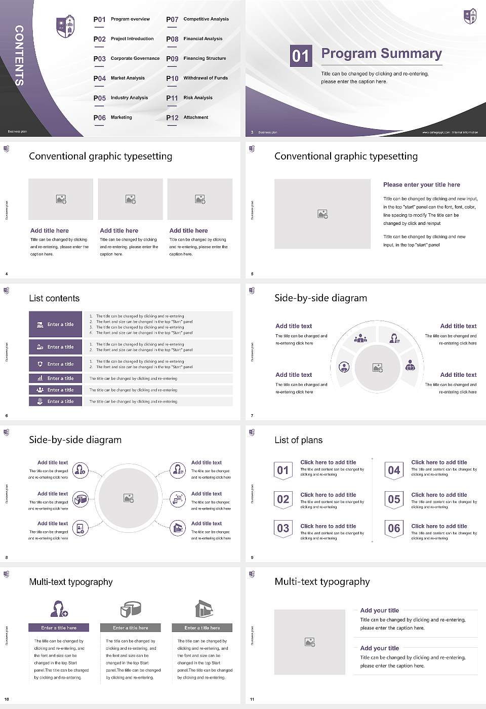 Alfred University Competition/Entrepreneurship Contest PPT Template16:9 ratio PPT effect preview image2