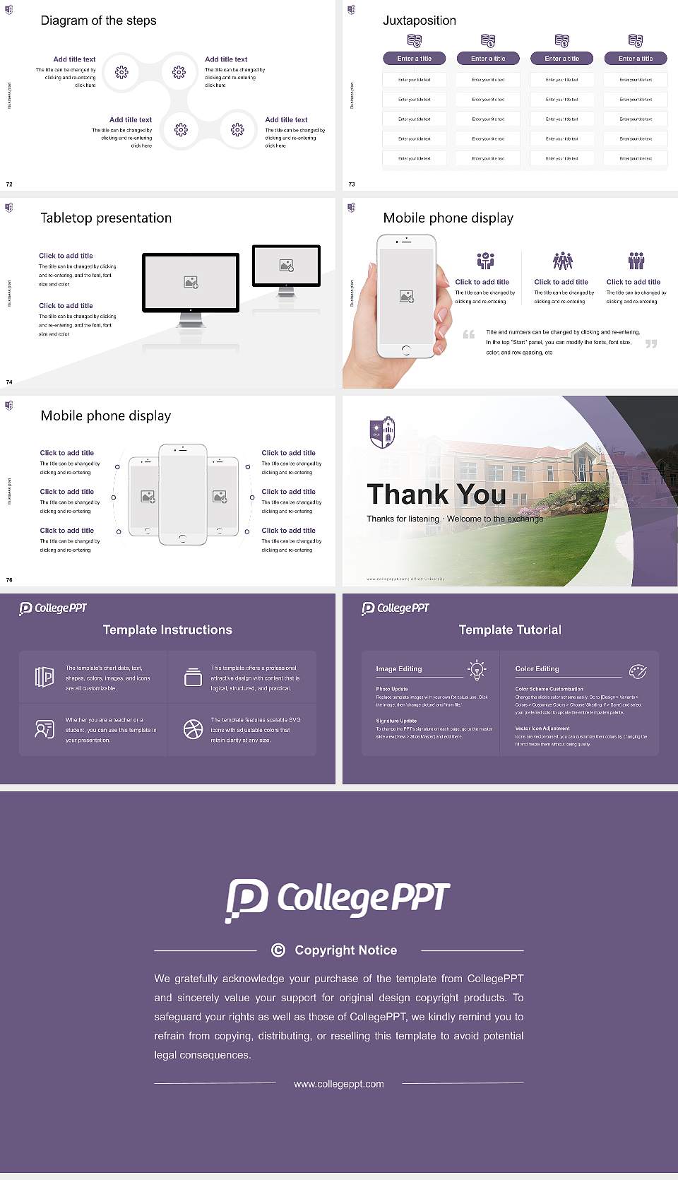 Alfred University Competition/Entrepreneurship Contest PPT Template16:9 ratio PPT effect preview image9