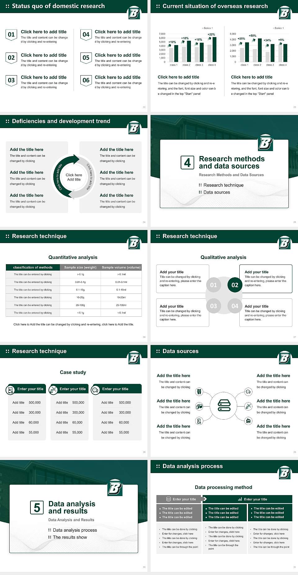 Binghamton University Graduation Thesis Defense PPT Template4:3 ratio PPT effect preview image4