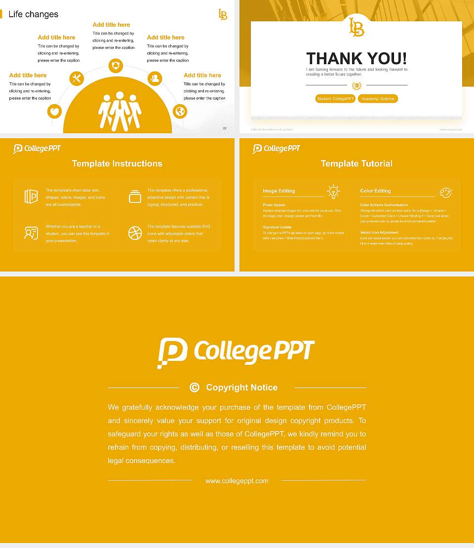 California State University-Long Beach National Scholarship Defense PPT Template16:9 ratio PPT effect preview image4