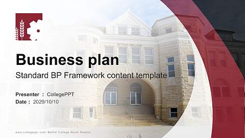 Bethel College-North Newton Competition/Entrepreneurship Contest PPT Template