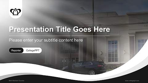 Beth Medrash Govoha Lecture Sharing and Networking Event PPT Template
