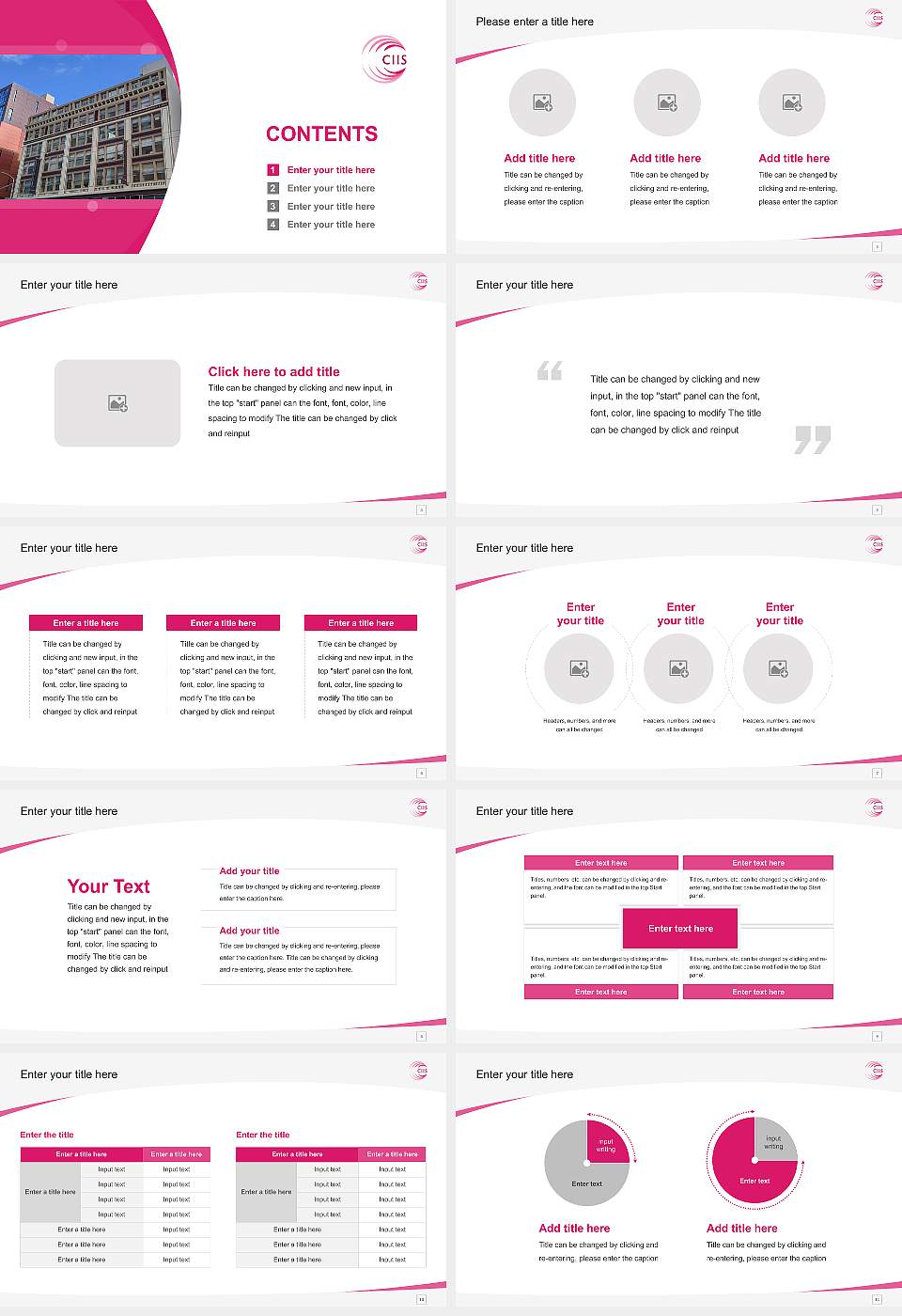 California Institute of Integral Studies Course/Courseware Creation PPT Template16:9 ratio PPT effect preview image2